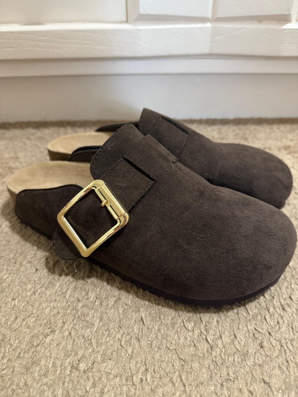 Madden Girl Clogs Brown Suede